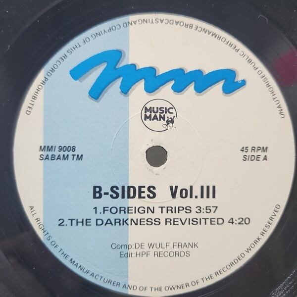Frank De Wulf / The B-Sides Volume Three [MMI 9008] - 画像3