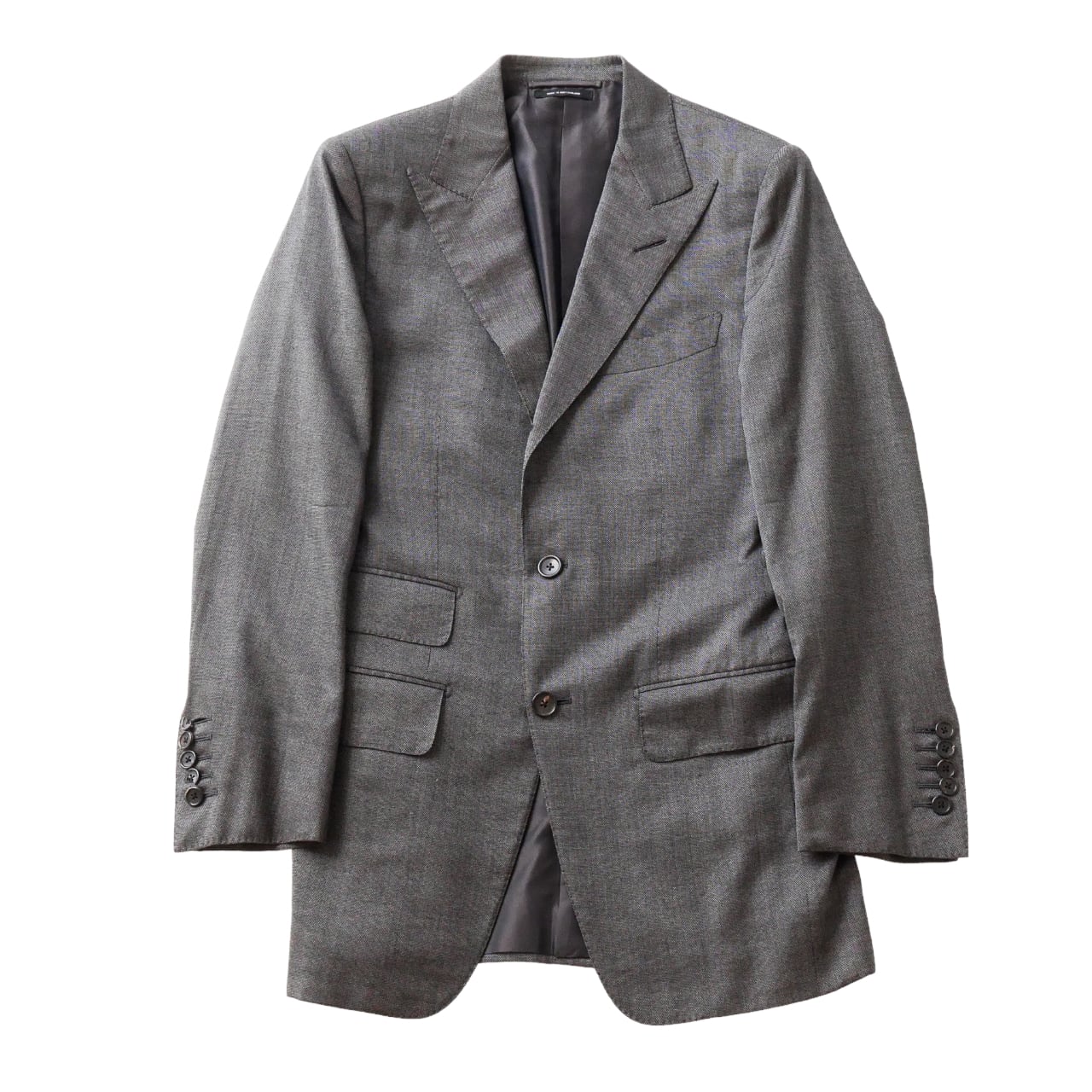 size42☆美品☆ブリオーニ Brioni ３釦ジャケット サンドブラウン