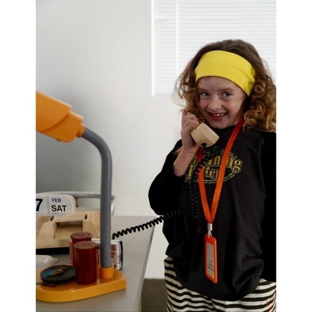 《送料無料》予約:サムシングラグランT【ramijini】※ジュニアサイズ