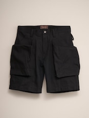 TROVE x 岡部文彦 / BIG POCKET SHORTS ( BASIC SILHOUETTE DENIM ) / BLACK