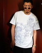 風雷神 Embroidered T-Shirt 2color【G1032】