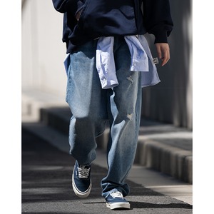 ★WASHED STRAIGHT JEANS　　　17195
