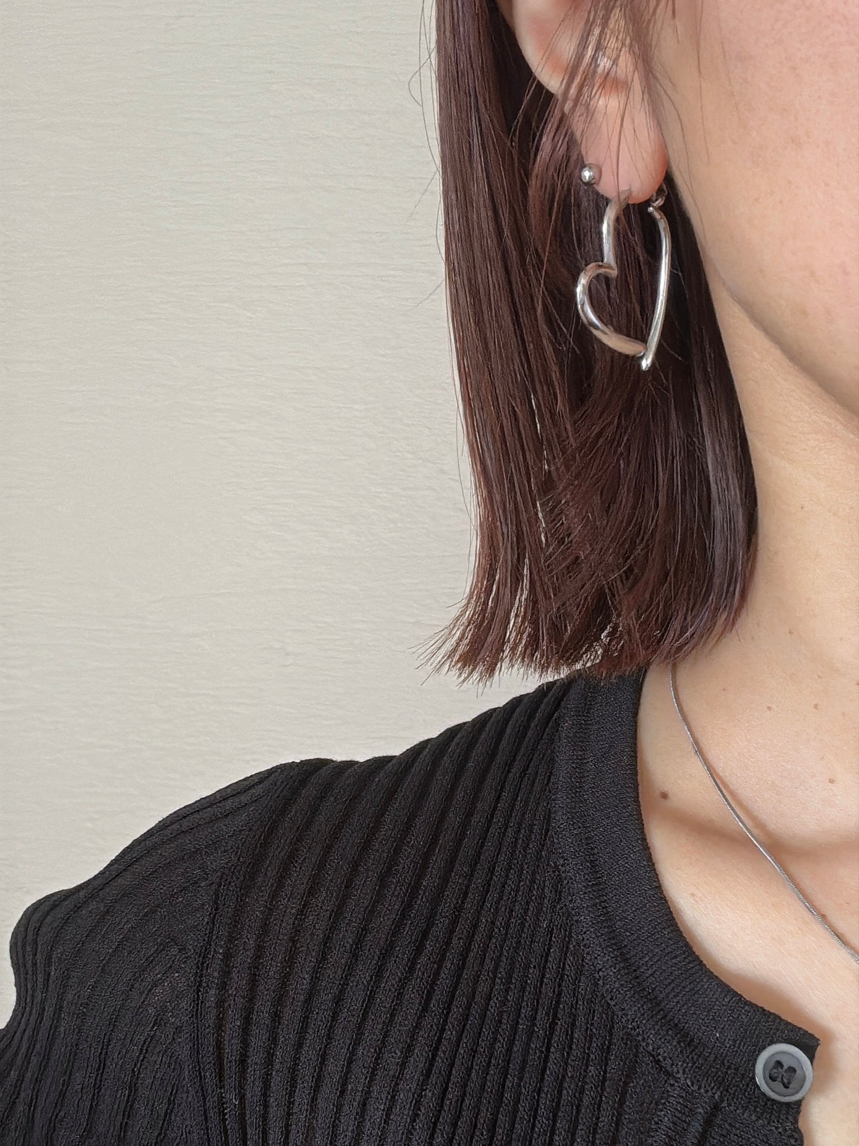 half heart pierce | joie