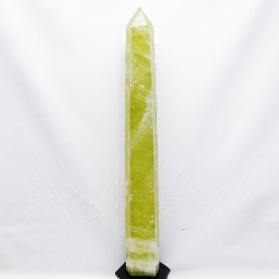 1.4Kg シトリン 六角柱 シトリンクォーツ ポイント 台座付属 一点物 152-4168