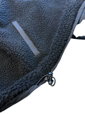 Wheel Patch Reversible Boa Jacket