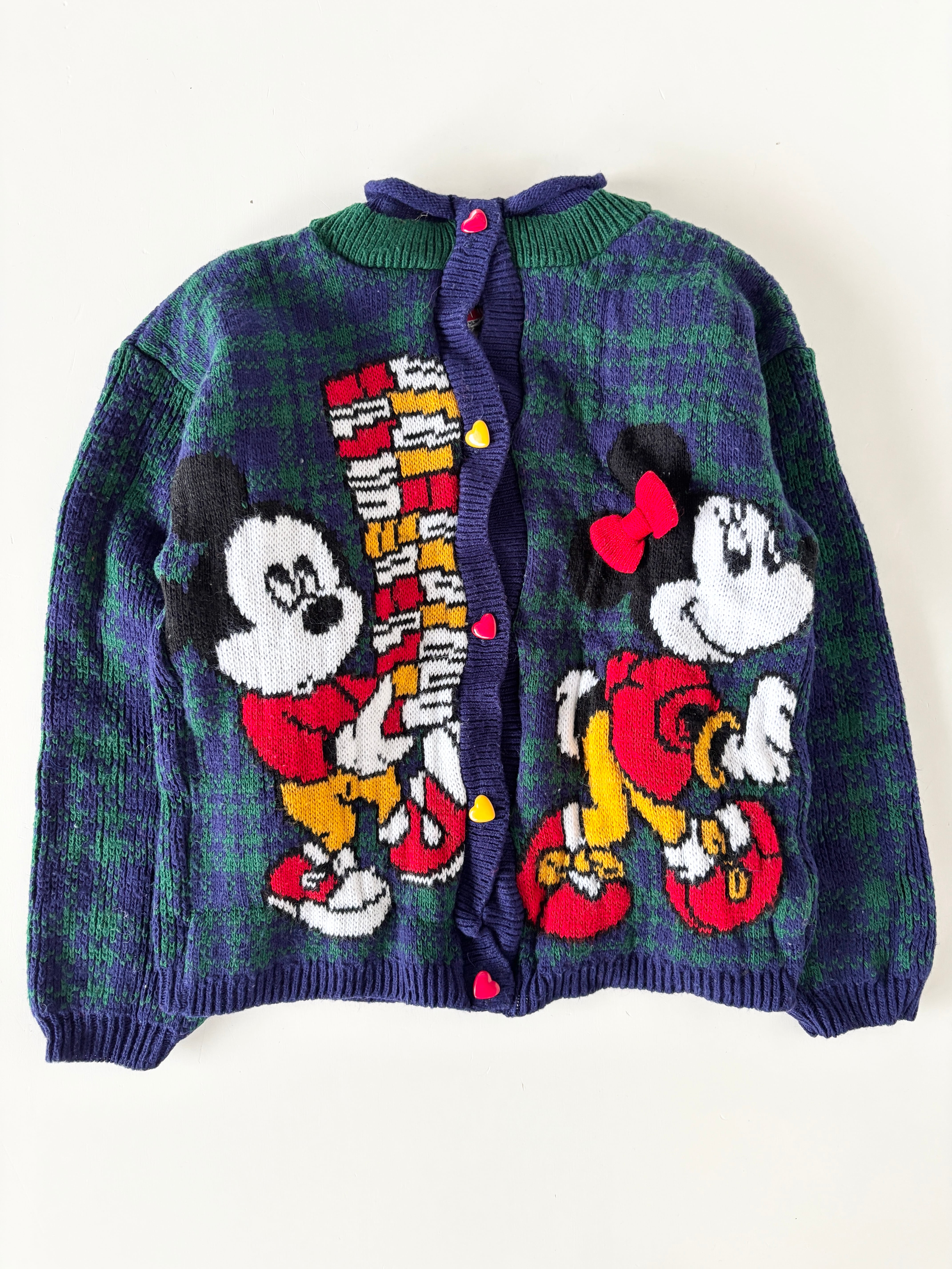 【Youth相当・vintage 】USA製 Disneyニットカーディガン