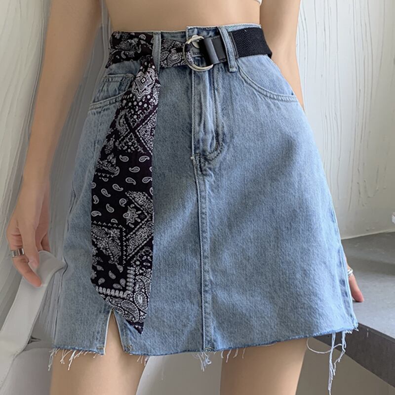 サマーハイウェストAラインショートスカート プリーツスタンダード レトロ 夏物 YY-ファッション38414742027