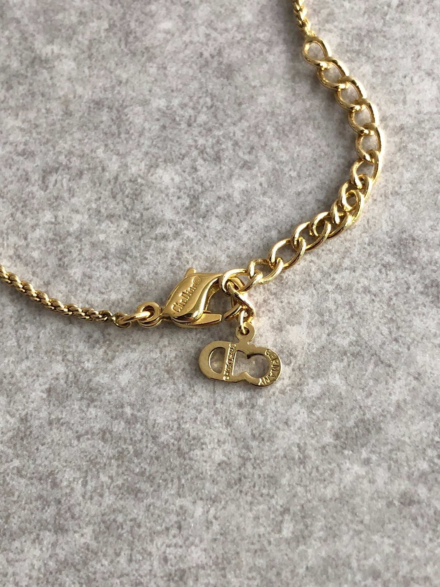 Christian Dior クリスチャン ディオール ネックレス ゴールド パール