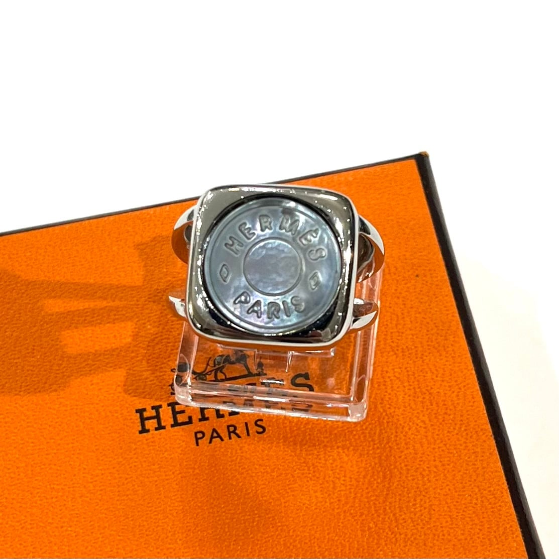 HERMÈS】【11.5号】2646 エルメス シェル セリエ コロゾ リング 指輪