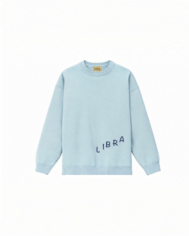 LIBRA Long-Sleeve Knit 【Sky】LB-26