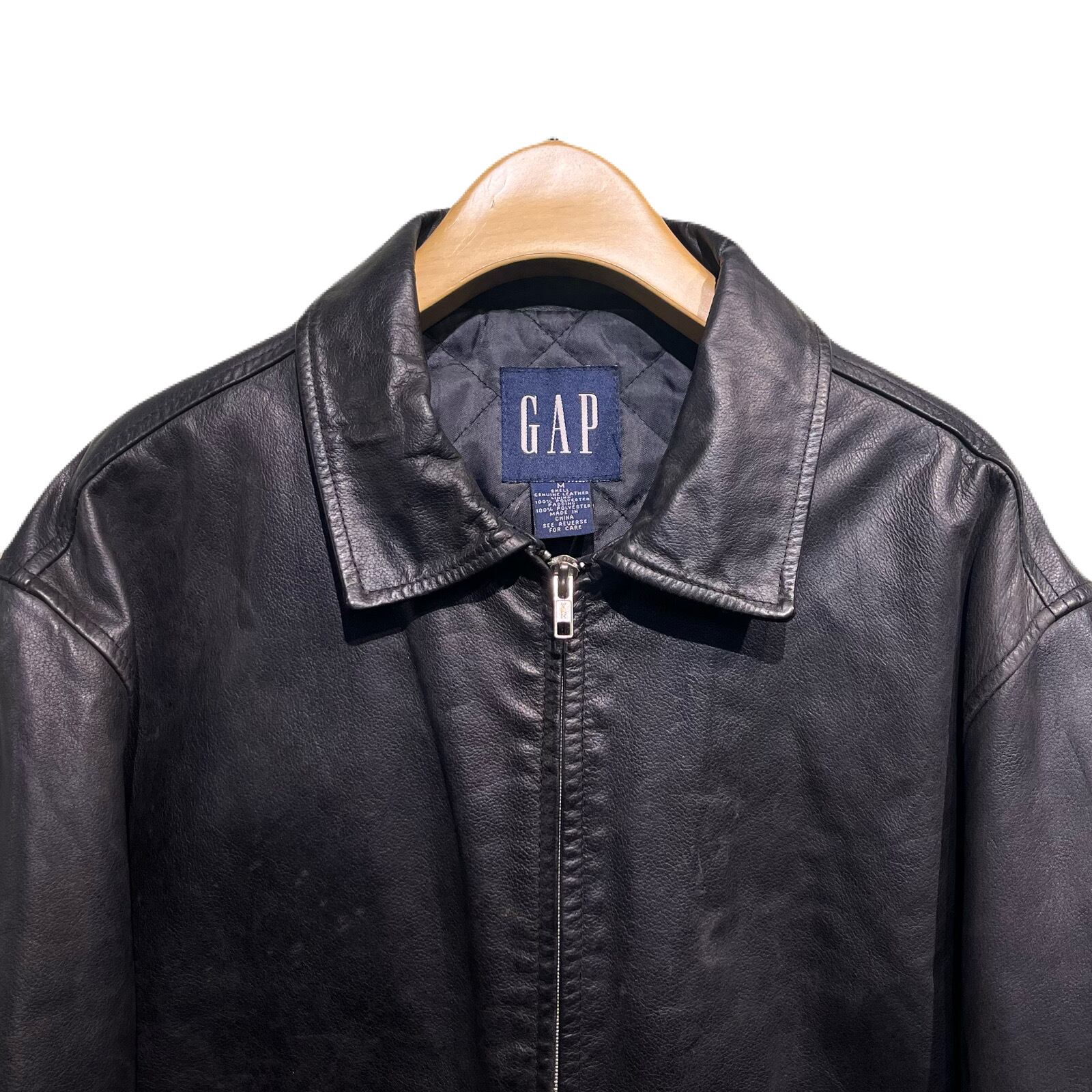 ジャケット・アウター OLD GAP Leather Jacket 中古・古着通販】OLD GAP (オールドギャップ) レザージャケット