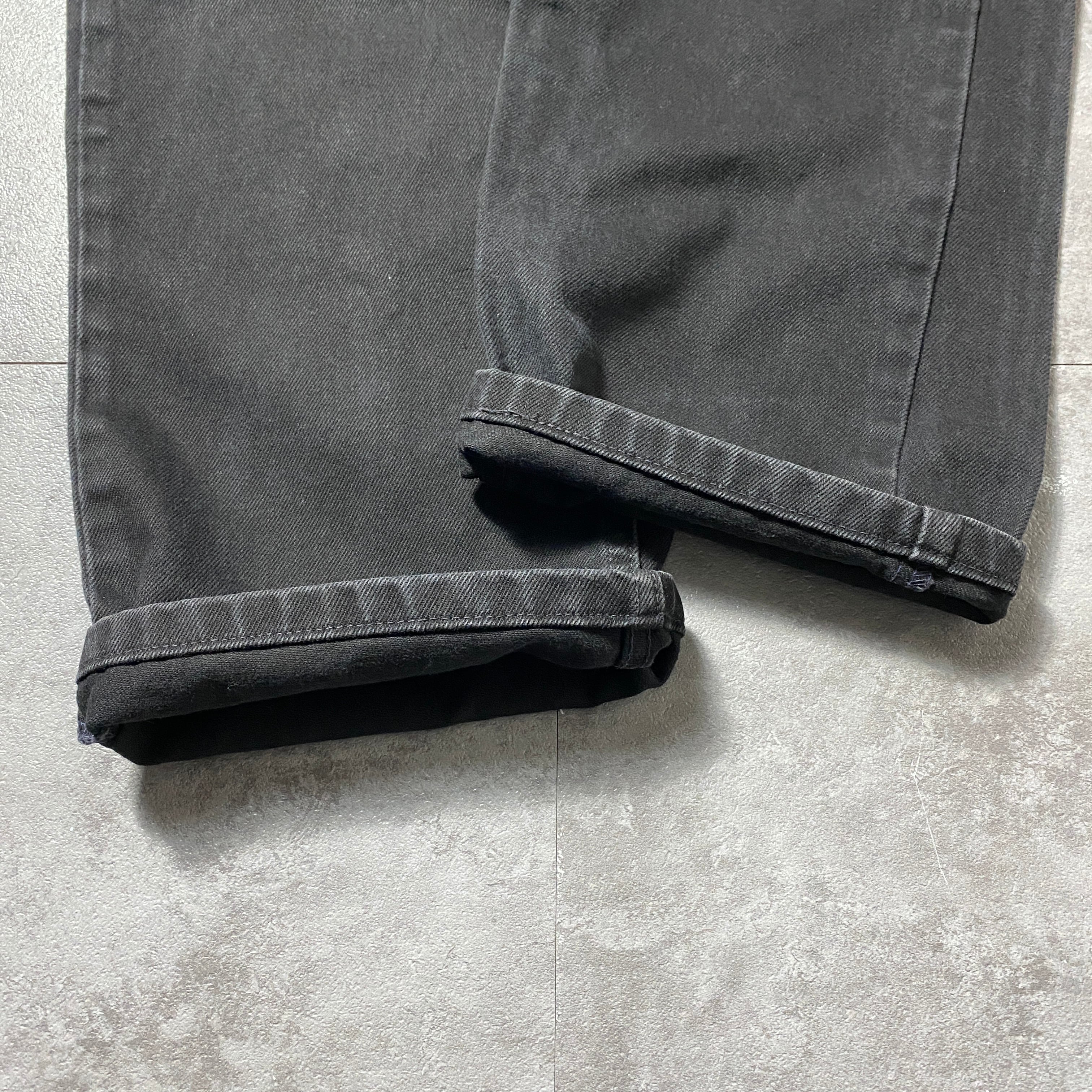 W34 L32】00's Levis 505 リーバイス ジッパーフライ ストレート 先