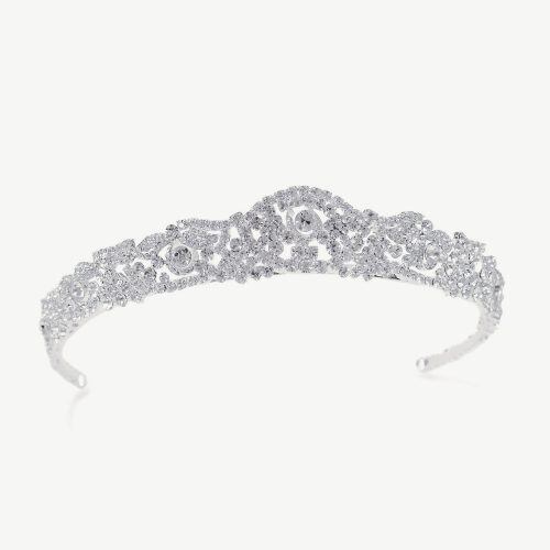 Ivory & Co. アイボリー・アンド・コー Duchess ダッチェス ブライダルティアラ クリスタル シルバー 結婚式 アクセサリー (IC-T33)