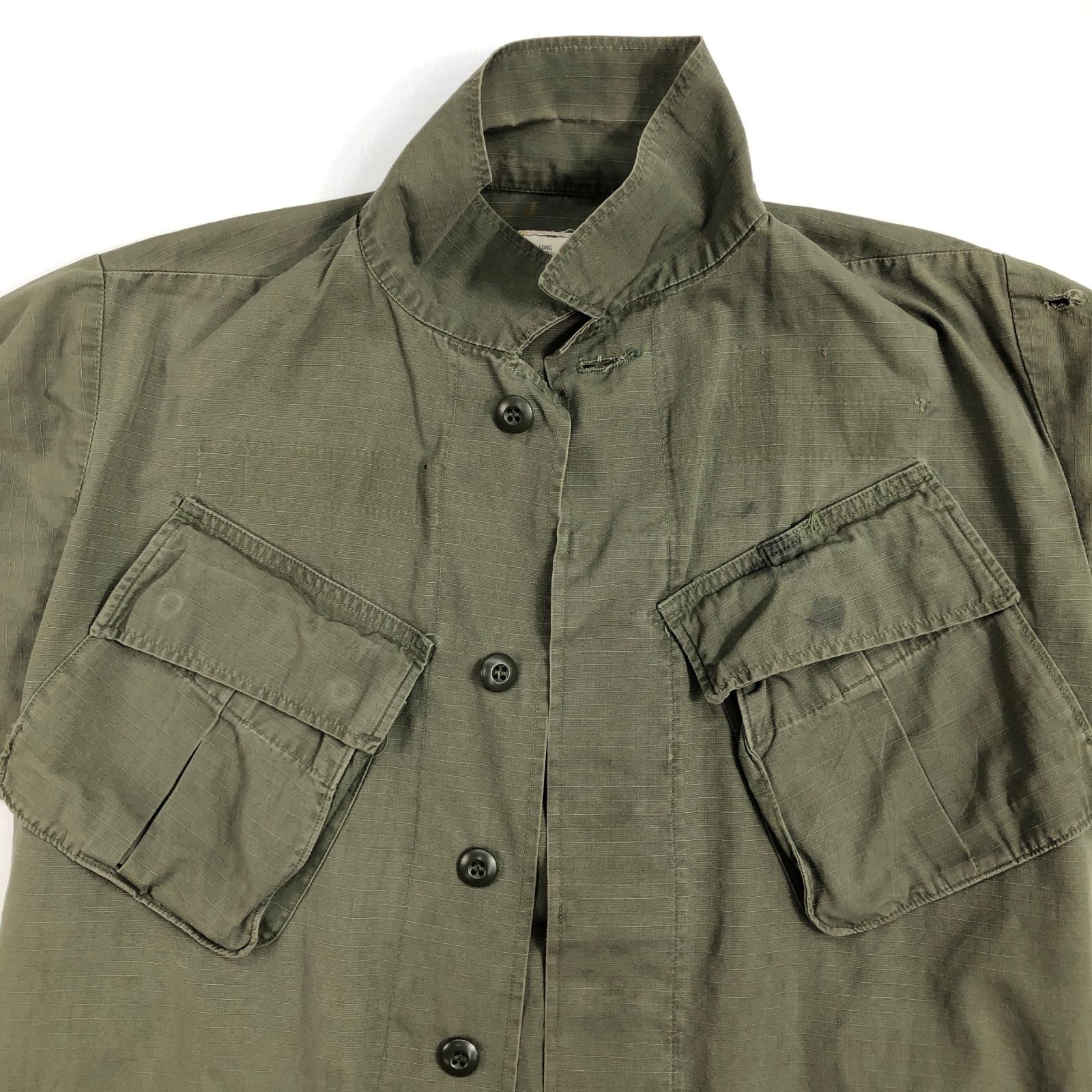 70年代 U.S.ARMY COMBAT TROPICAL RIP-STOP 4th jungle fatigue jacket