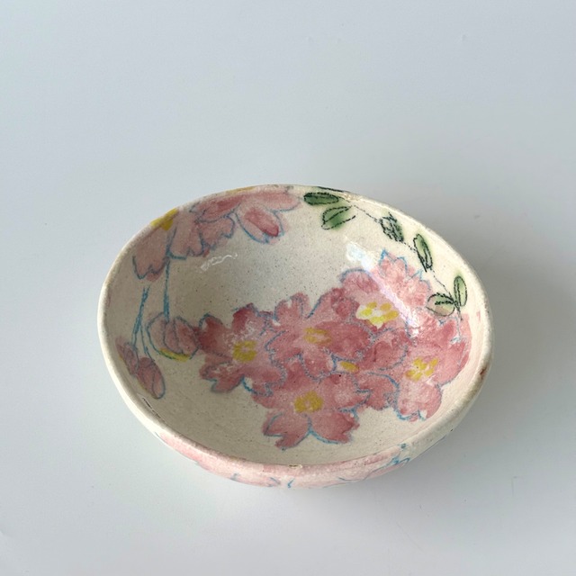 【受注生産・納期10月中旬頃】伊集院真理子　楕円取り鉢(桜・トロピカル)