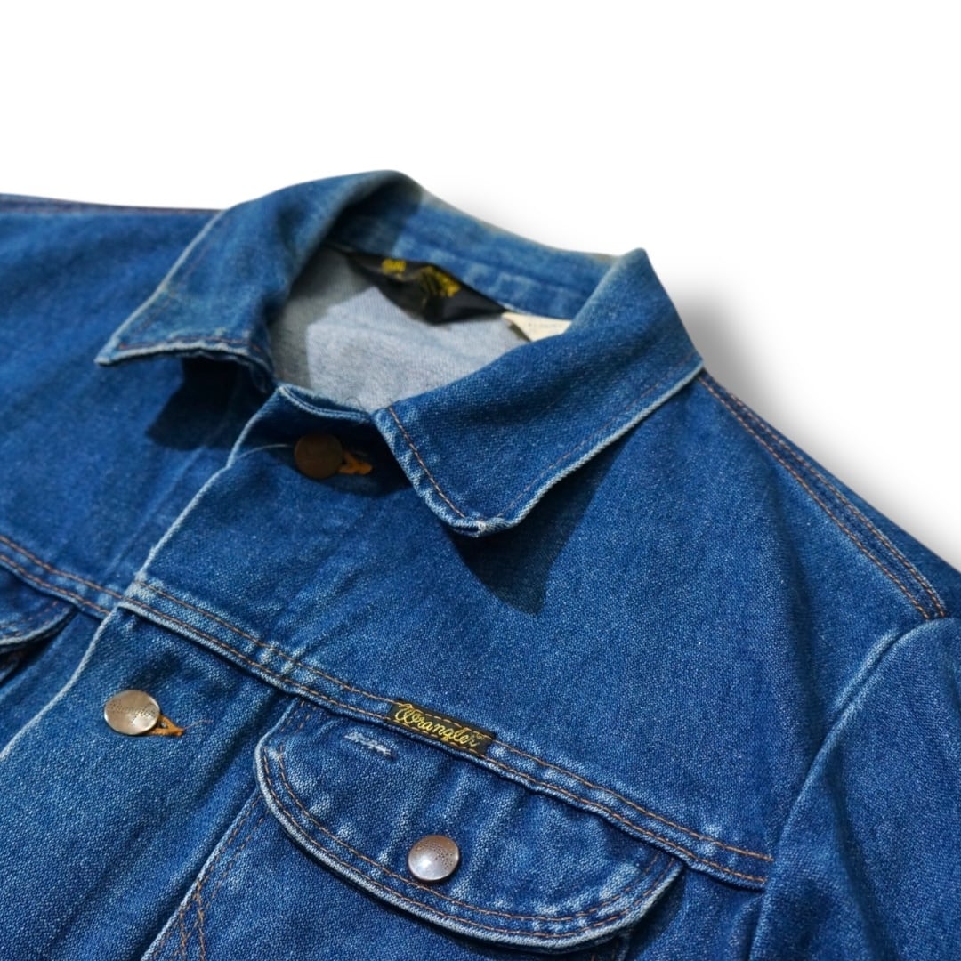 38】Wrangler 74126NV ラングラー アメリカ製 デニムジャケット DENIM
