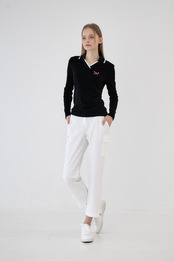 GOXO ゴーエックスオー ウーマンフィットツーウェイカーゴパンツ ホワイト