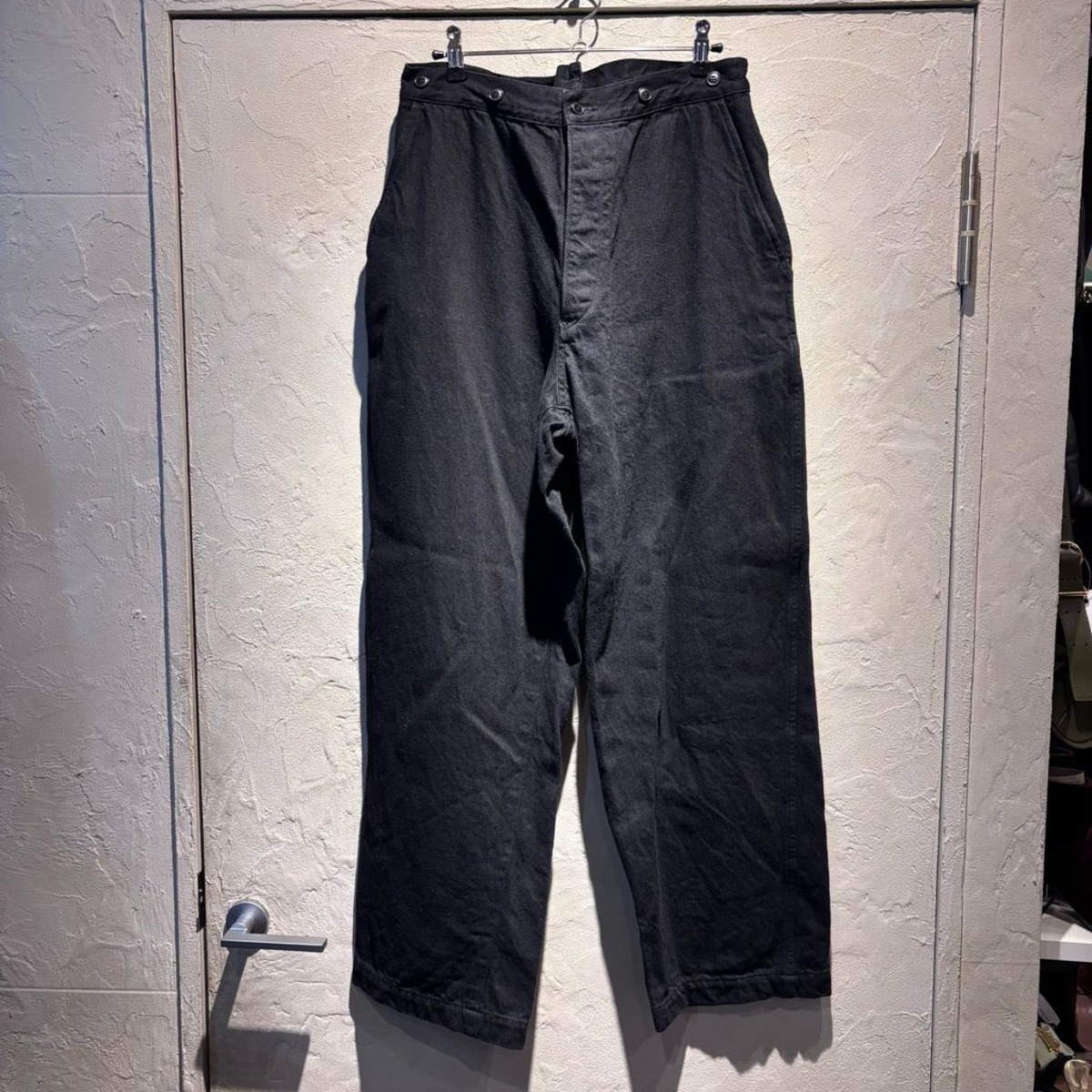 COMOLI コモリ 22SS DENIM OVER PANTS デニムパンツ V01-03002 