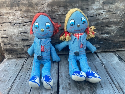 70s LEVI’S DENIM RAG DOLL SET