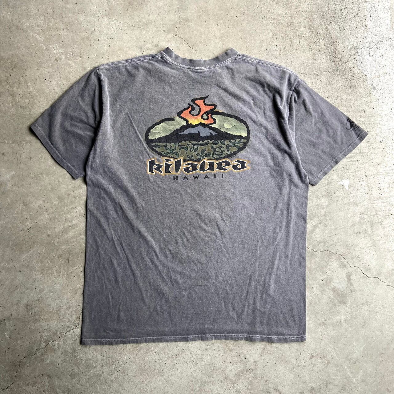 CRAZY SHIRT クレイジーシャツ HAWAII KILAUEA 両面プリントTシャツ