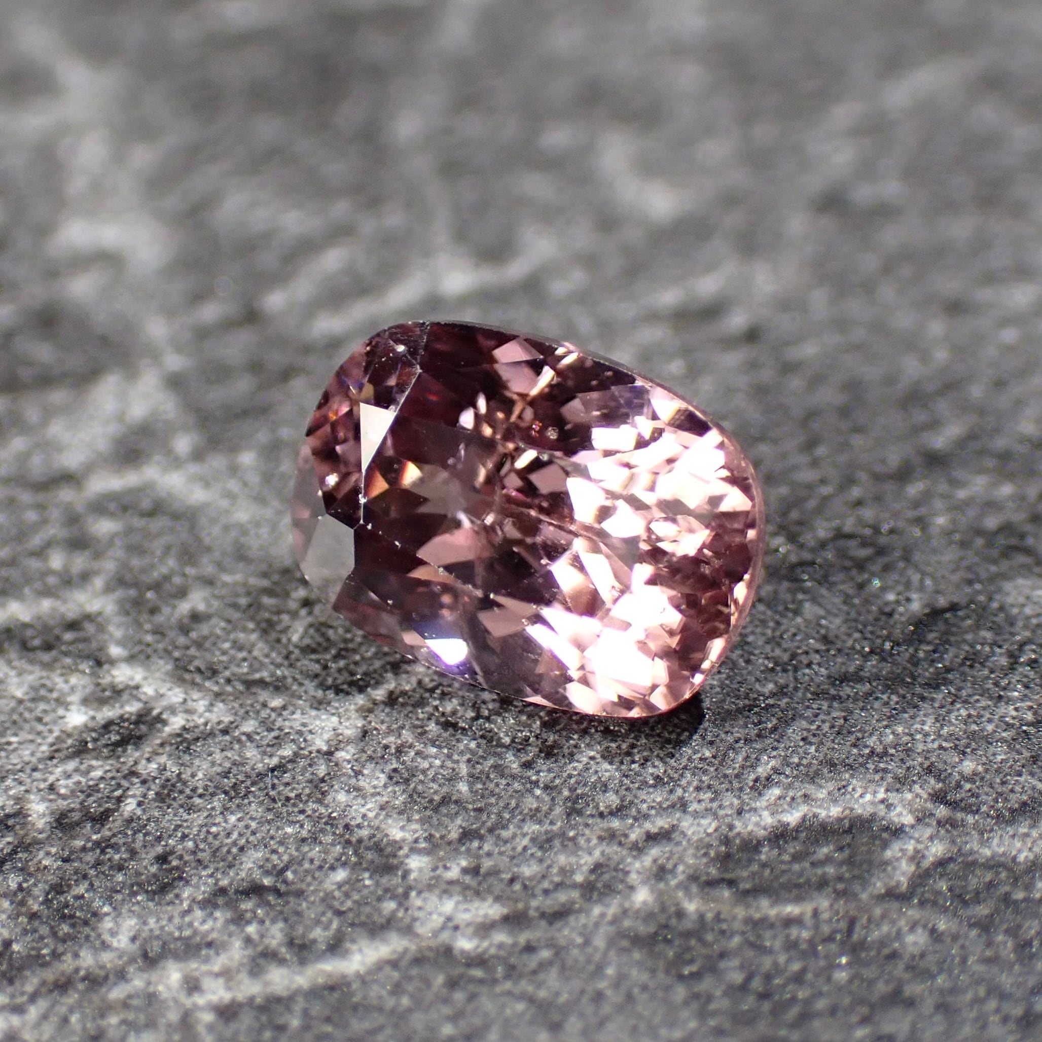 Red/Pink Zircon 8.3×5.9mm 2.45ct Cambodia | One Loose