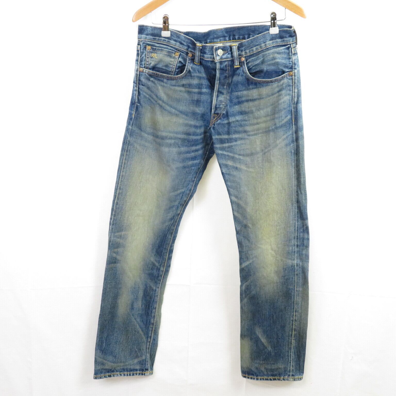 RRL USA製 SLIM FIT TOPEKA セルビッチ デニムパンツ ジーンズ size32