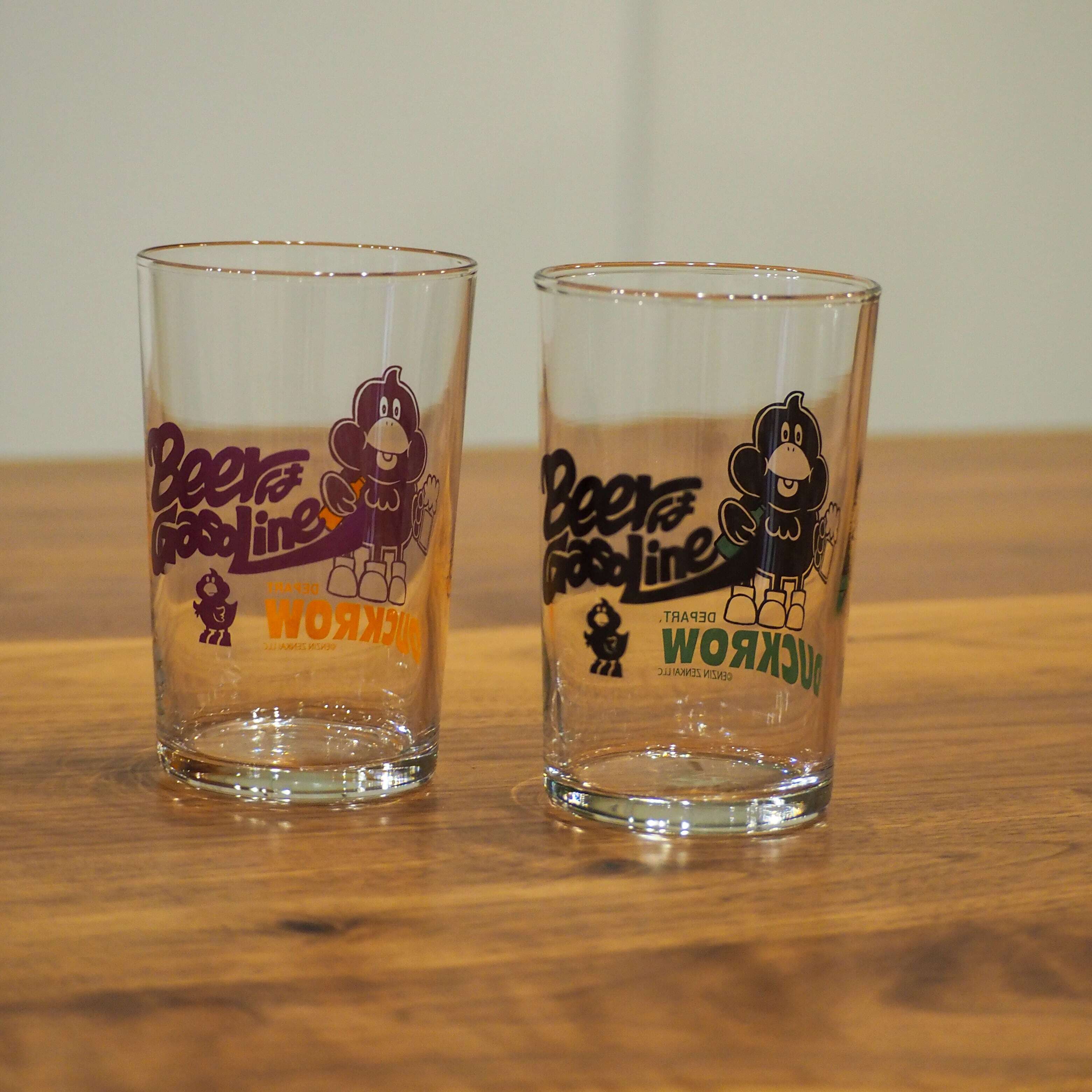 DUCKROW BEERはGASOLINE 瓶ビールグラス | sotosotodays