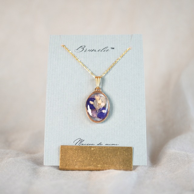 【Maison de mimi】 Brumelie™ ｜Sonate d’automne｜秋のソナタ　ネックレス　Maisondemimi メゾンドミミ　Ateliermimi アトリエミミ