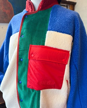 【WYNKEN 16Y】CROSS BODY FAUX FUR JACKET