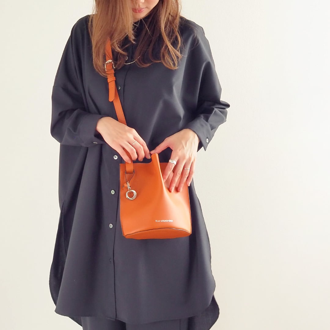 1140 タック ショルダーバッグ H.62 アッシュソワソンドゥ | バッグ