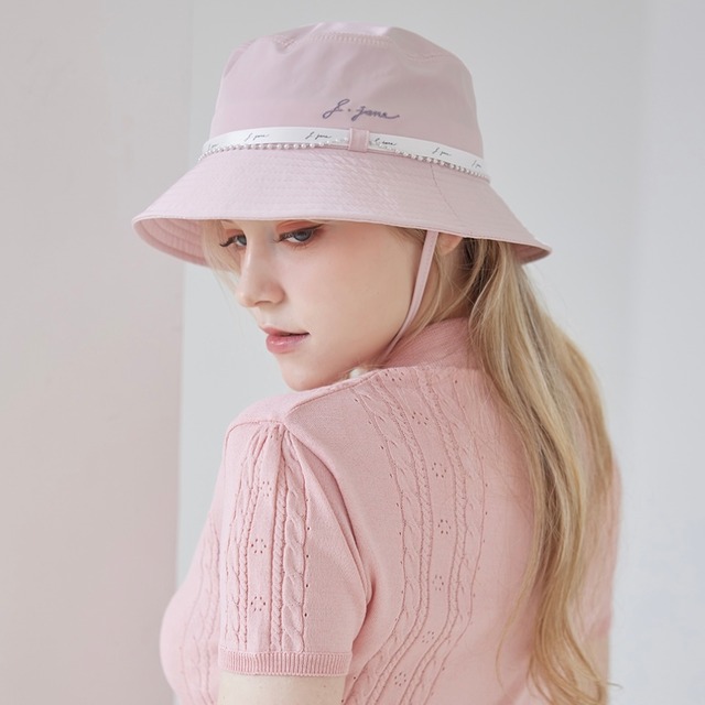 Pearl Bucket Hat（Pink）