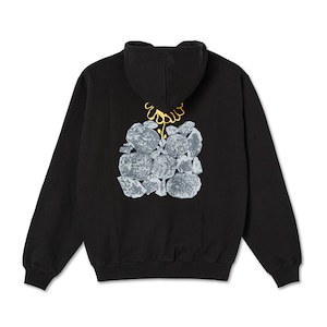 LAST RESORT AB / FLOWER HOODIE -BLACK-