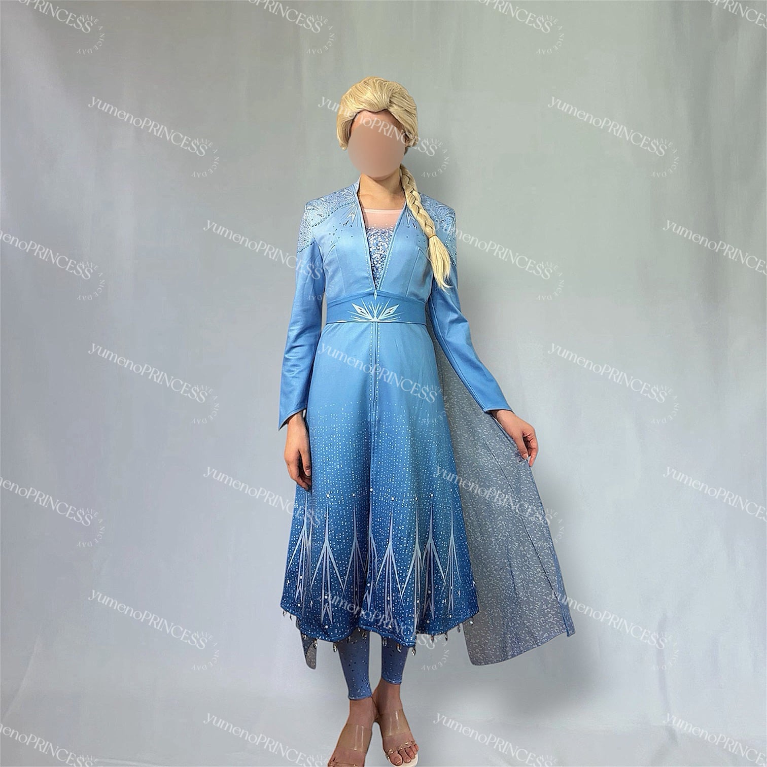 アナと雪の女王 エルサ ドレス 冒険 仮装 衣装 Dハロ dハロ アナと雪の女王2 エルサ冒険服 オーダーメイド衣装 | yumenoPRINCESS