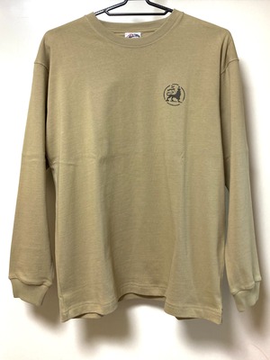 Long sleeve T with Majesty on the back (Khaki)