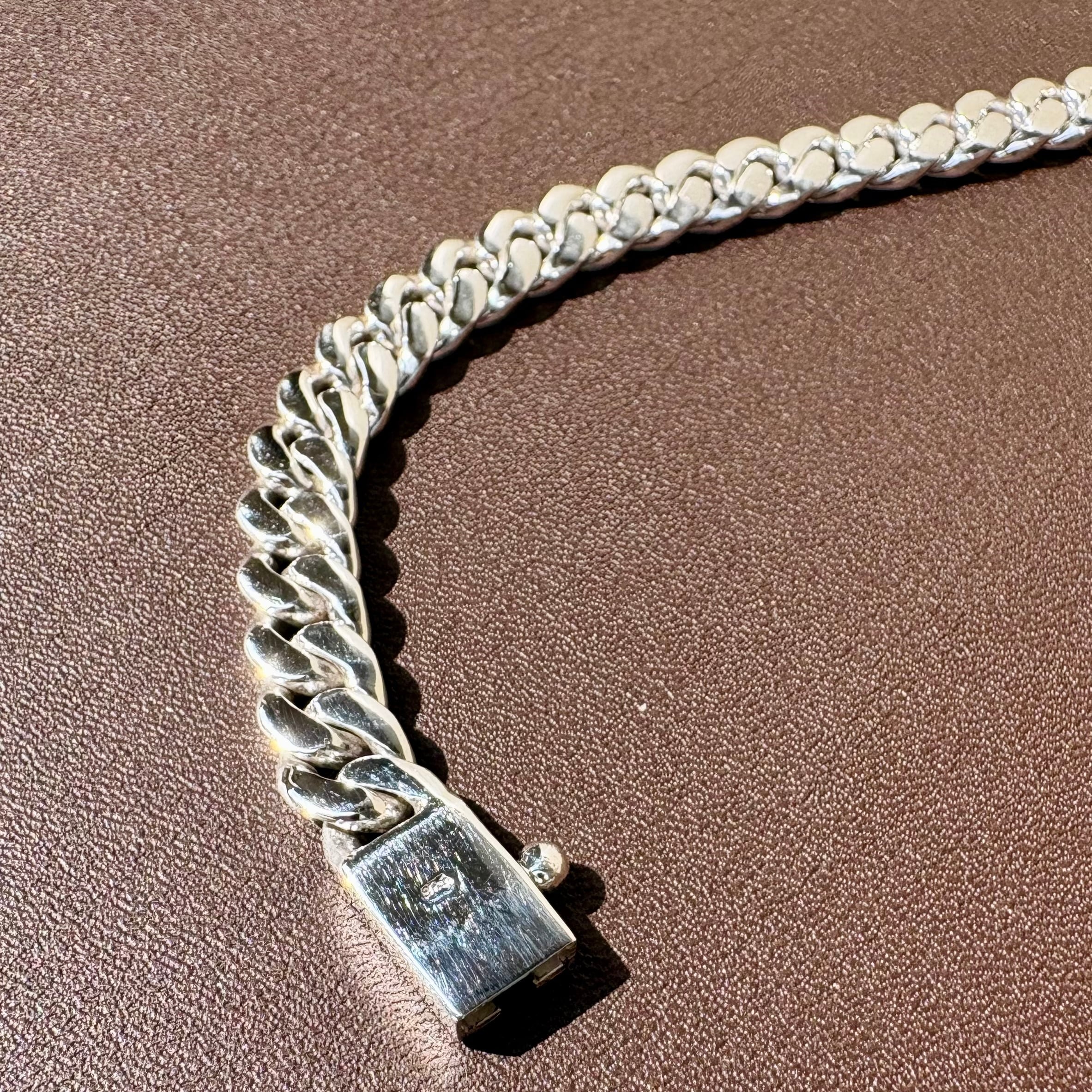 Silver925 喜平ブレスレット 約30g 幅8.1mm 17cm メンズ シルバー925