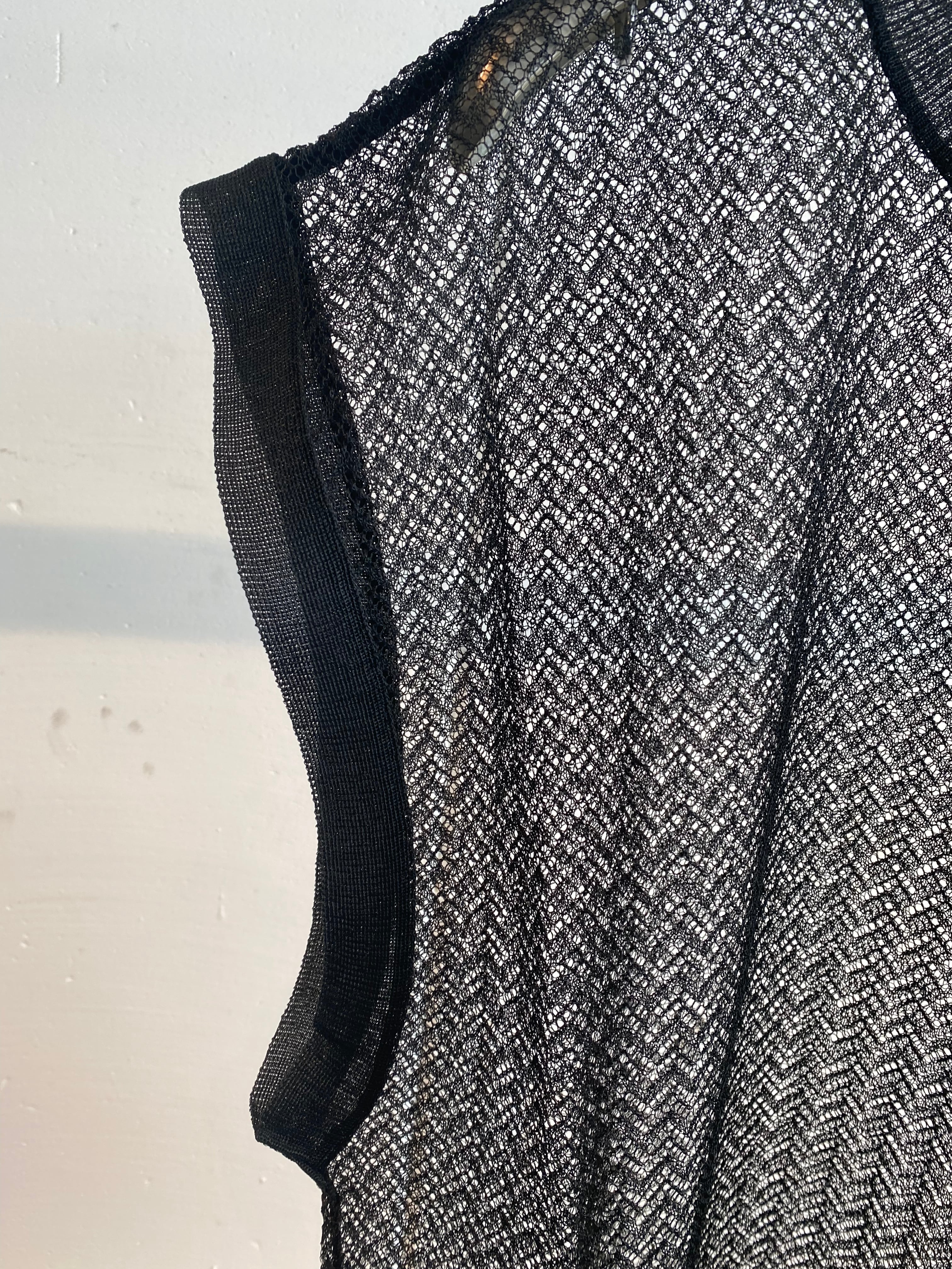 FUMIE=TANAKA sheer mesh vest | AAR