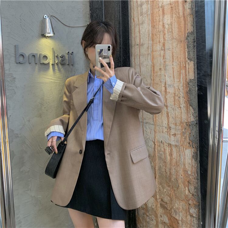 ルーズジャケット スプリングスタイルカーディガン ストリート 春物 試着室50101936622