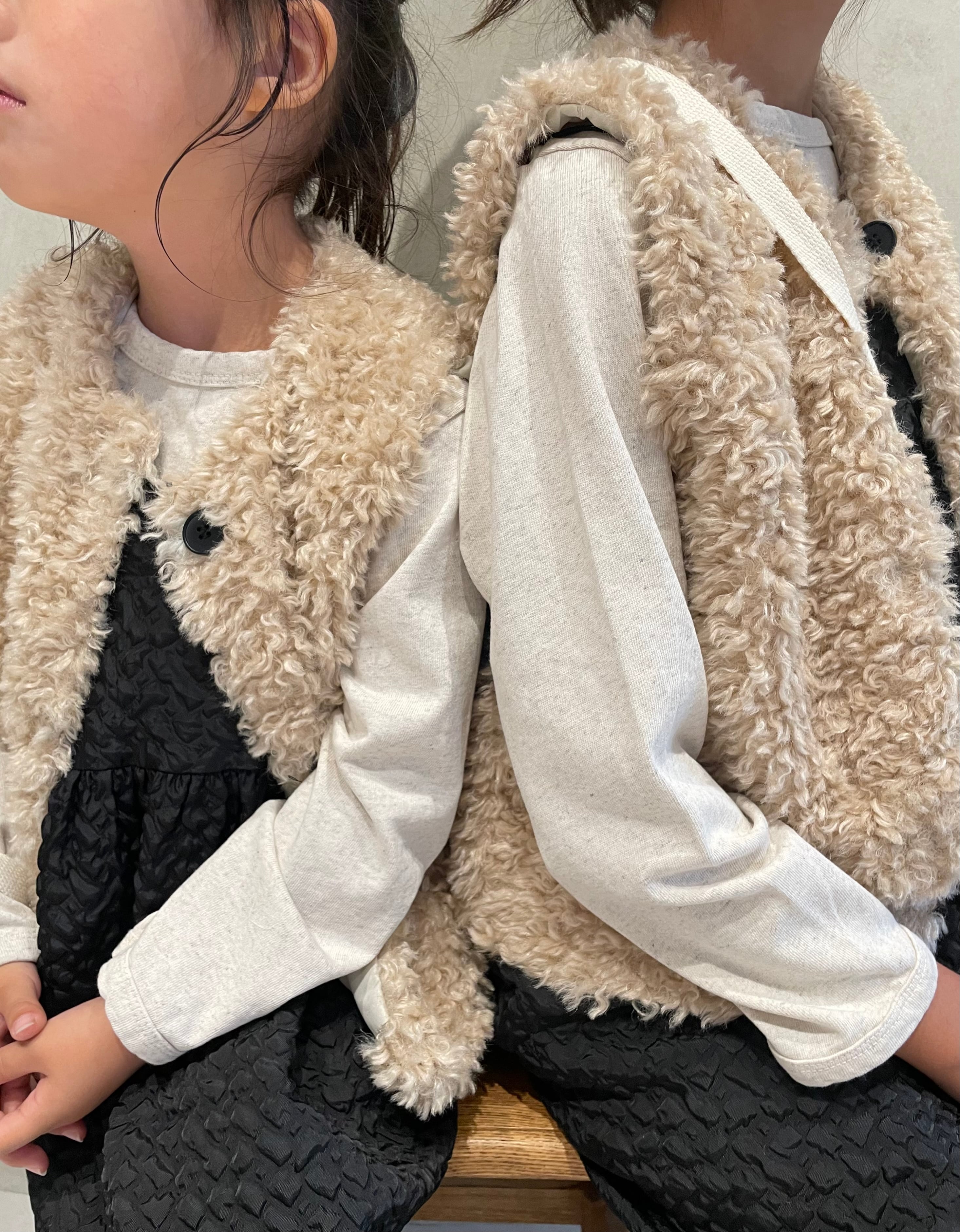 【ORIGINAL】boa vest & mini bag