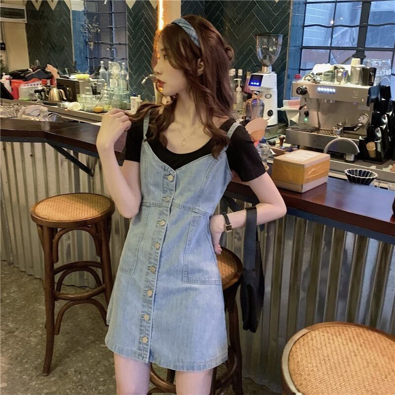 ドレス サマースタンダードウェスト薄手スカート レトロ 大人ガーリー スウィート キュート カジュアル 夏物 YY-ファッション41642295224