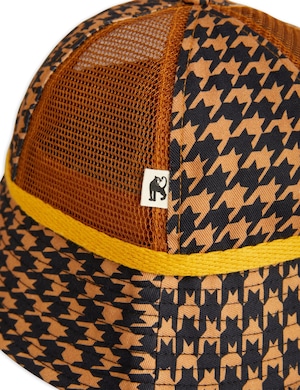 mini rodini / Houndstooth mesh sun hat