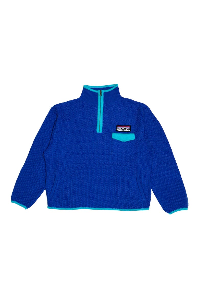 RICE NINE TEN】MOUNTAIN KNITTING PULLOVER - BLUE | standlobby
