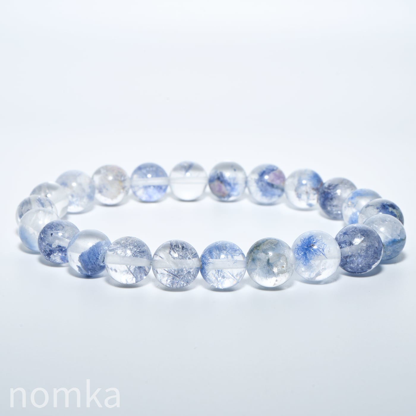 極美/ハイグレード】デュモルチェライトインクォーツ(9mm / ブラジル産