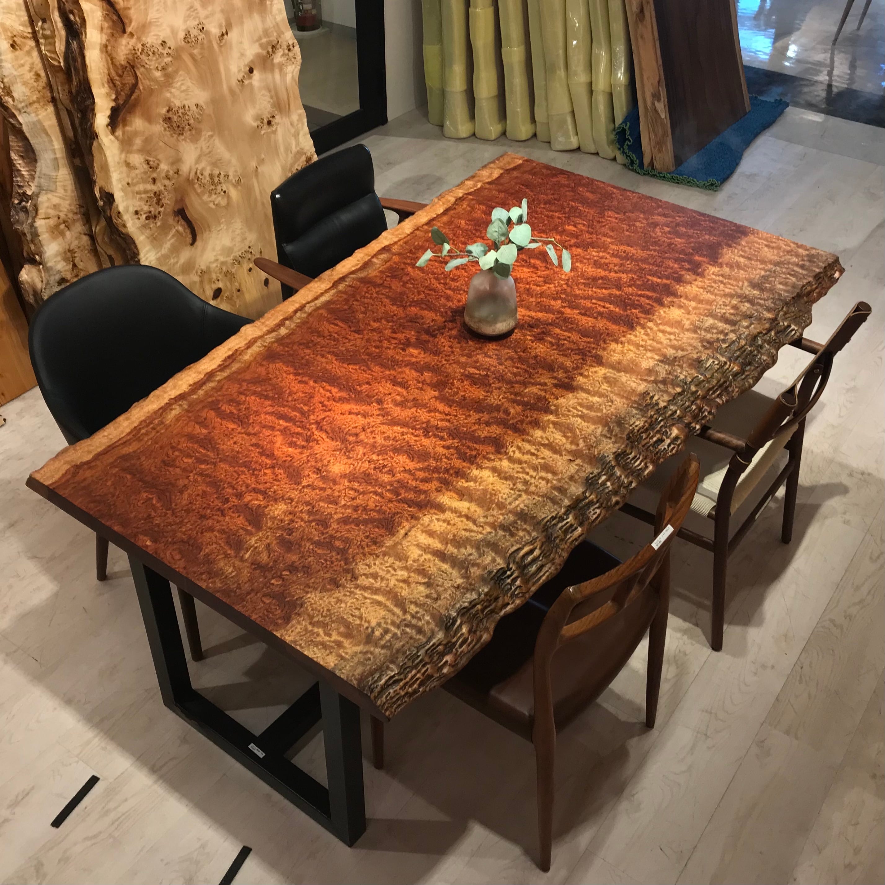 ブビンガ 一枚板 | 千年家具 - 一枚板 テーブル専門店