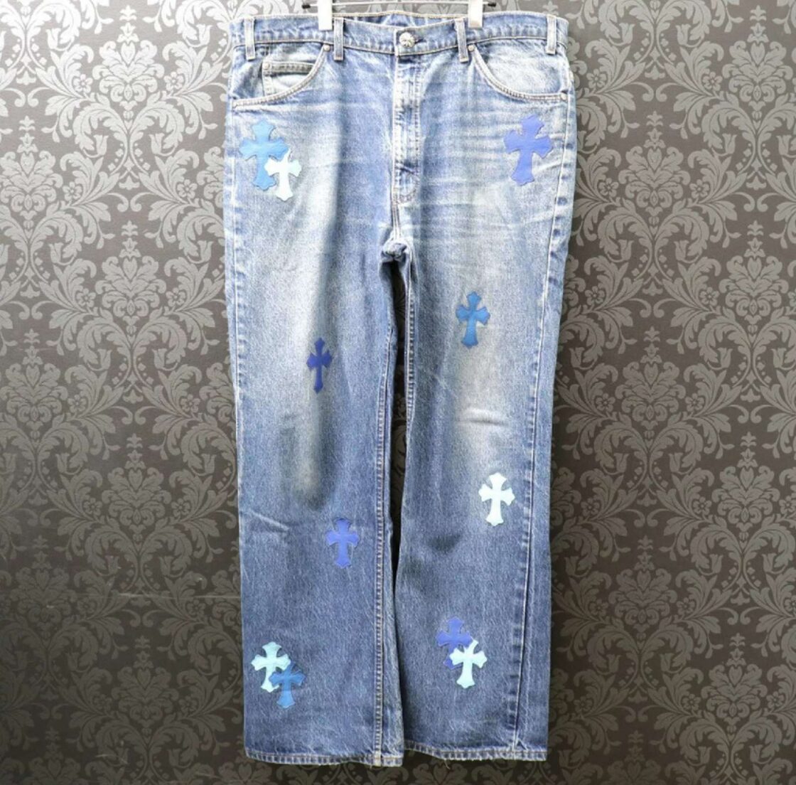 CHROME HEARTS クロムハーツ. × リーバイス 517 セメタリークロス 