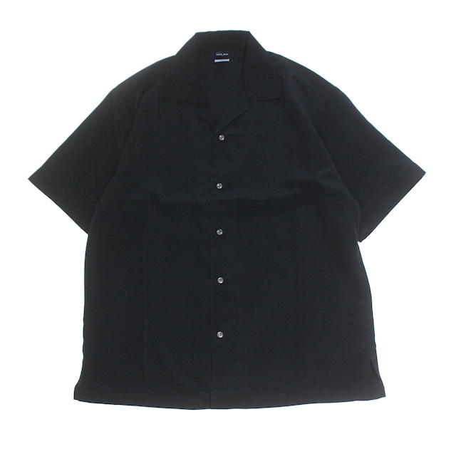 SILKY TOUCH OPEN COLLAR SHIRT（ブラック）