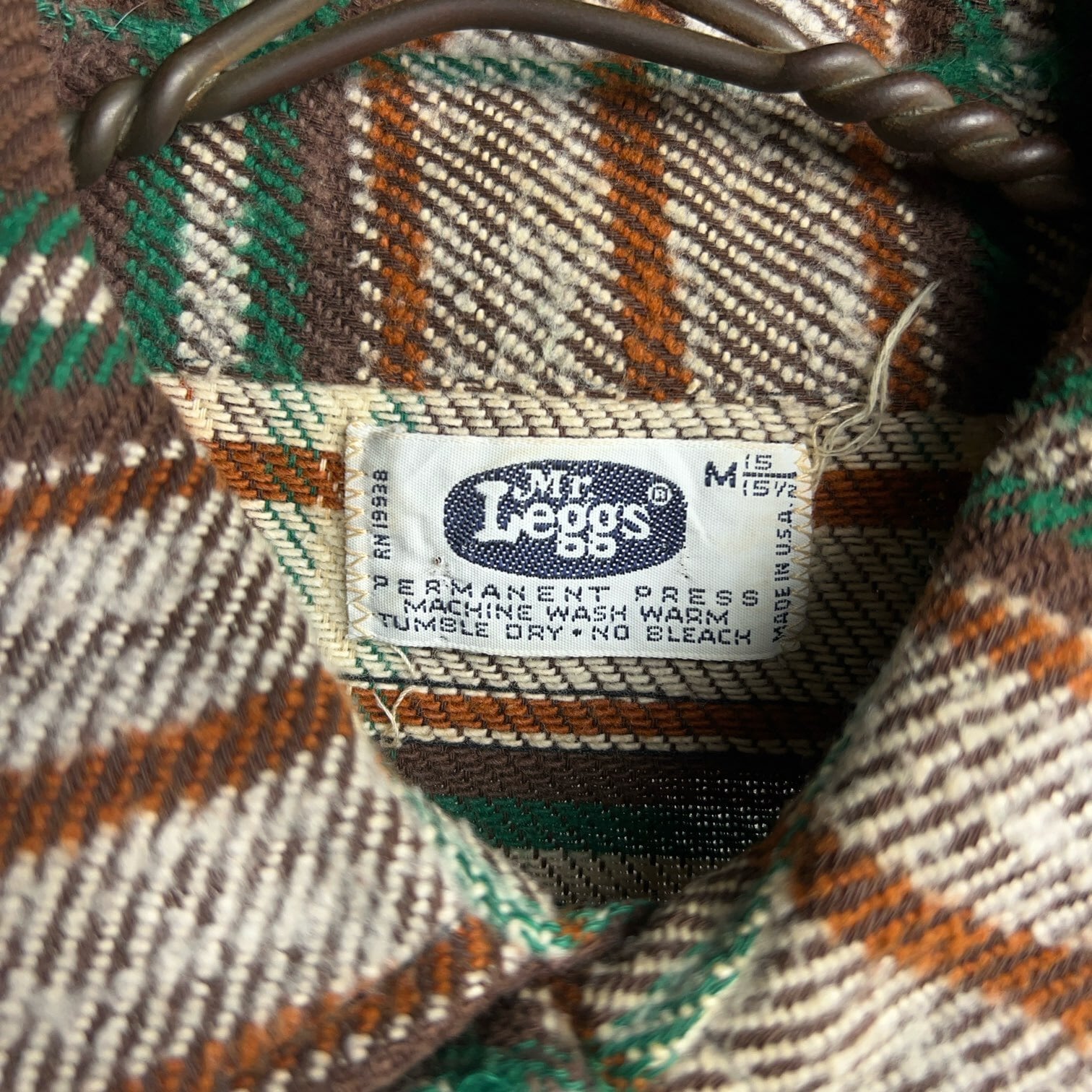 70's~80's Mr.Leggs Heavy Flannel Shirt 70年代 80年代 ミスター