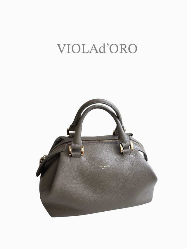 VIOLAd’ORO / ヴィオラドーロ 2024AW レザーミニボストンBAG
