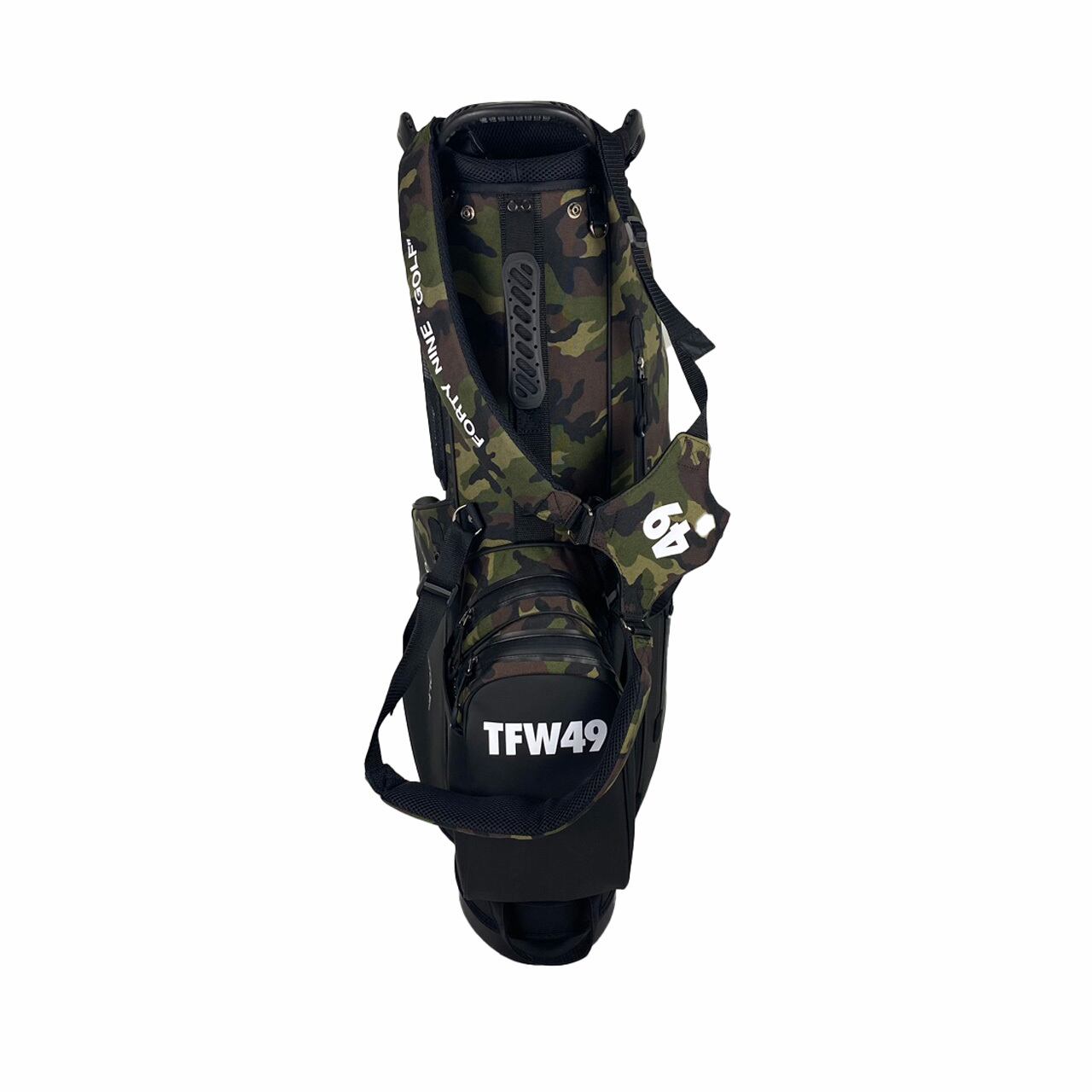 TFW49】CADDIE BAG（CAMOxBLACK） | Sandy GOLF