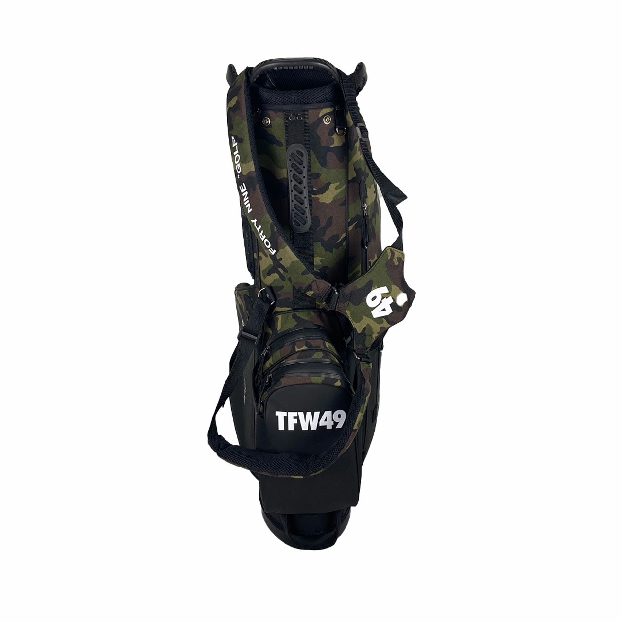 TFW49】CADDIE BAG（CAMOxBLACK） | Sandy GOLF