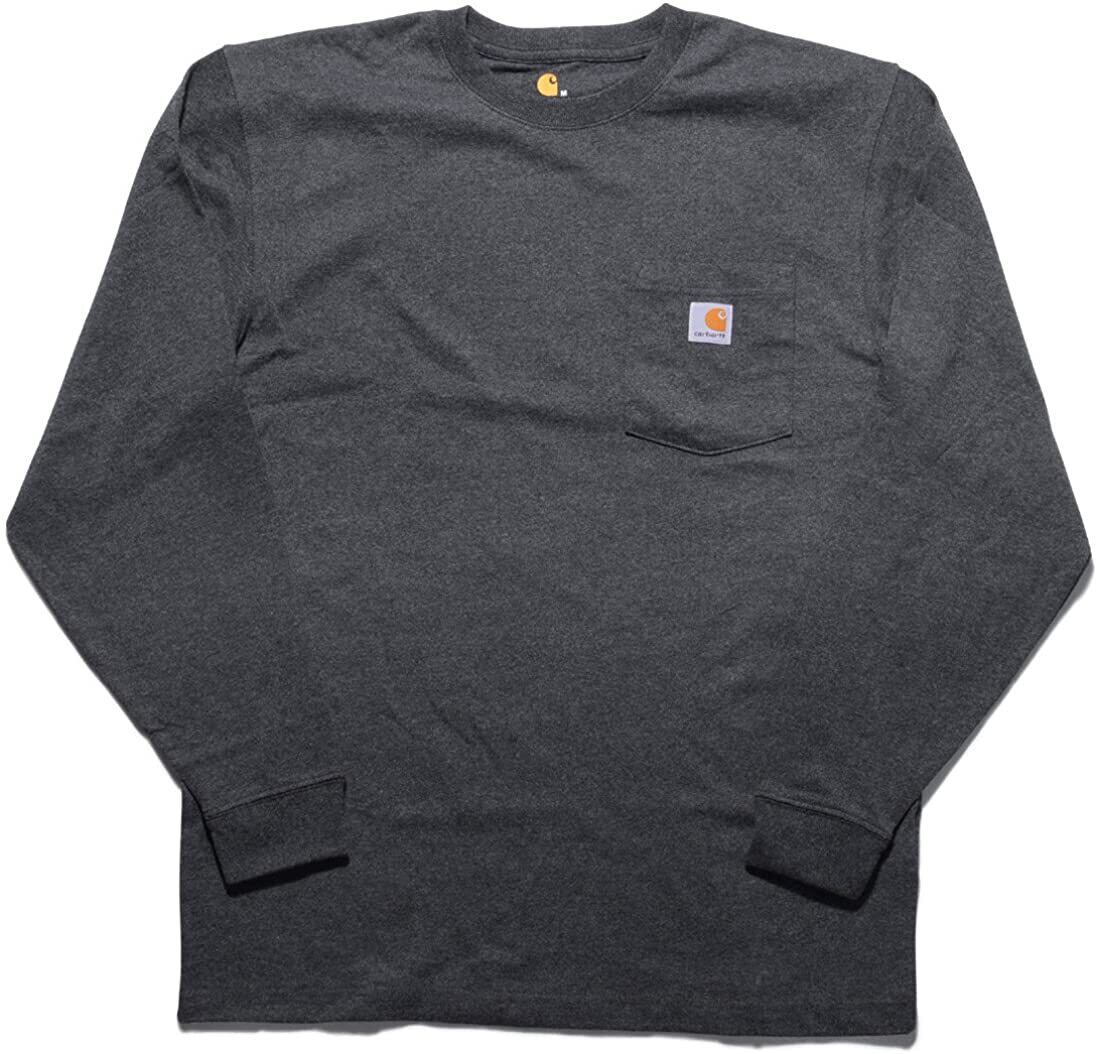 Carhartt (カーハート) ワークウェア ロングスリーブTシャツ CRH カーボンヘザー RN14806 K126